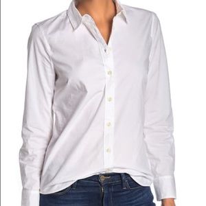 J. Crew NWT White Button Down Top